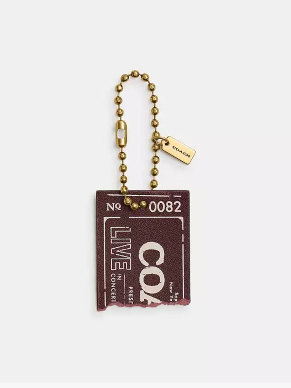 Coach LIVE In Concert Bag Charm - Picture 4 of 5